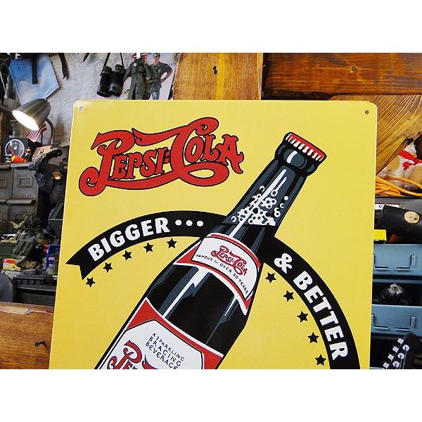 ペプシコーラ　ブリキ看板　(5セント　イエロー)　アメリカン雑貨　アメリカ雑貨　グッズ | アメリカン レトロ | 01