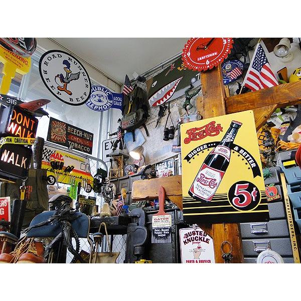 ペプシコーラ　ブリキ看板　(5セント　イエロー)　アメリカン雑貨　アメリカ雑貨　グッズ | アメリカン レトロ | 04