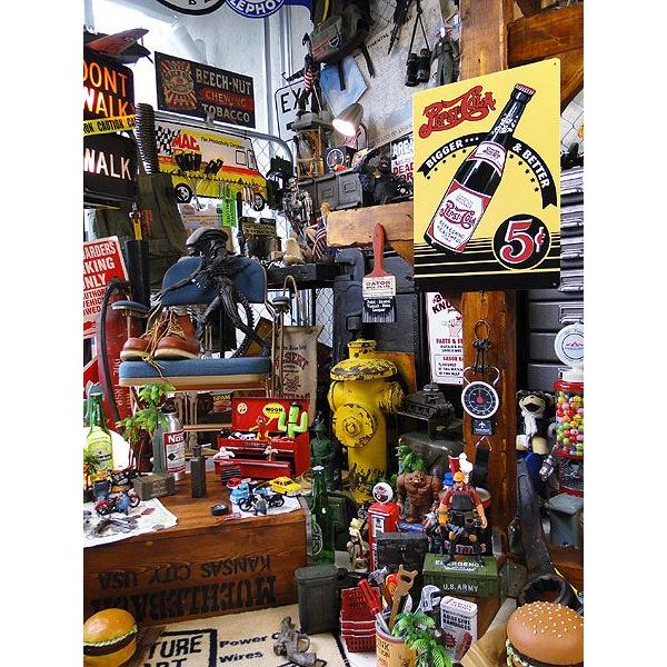 ペプシコーラ　ブリキ看板　(5セント　イエロー)　アメリカン雑貨　アメリカ雑貨　グッズ | アメリカン レトロ | 05