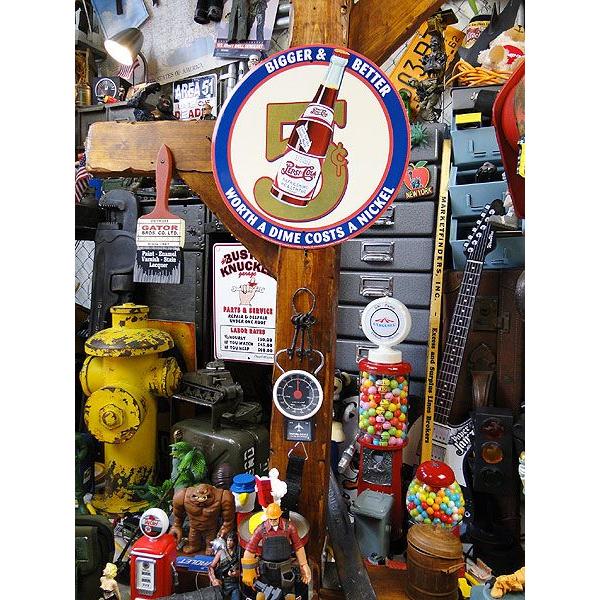 ペプシコーラ 5セント　ラウンド　ブリキ看板 アメリカ雑貨 アメリカン雑貨 サインプレート 壁掛け ブランド | アメリカン レトロ | 03