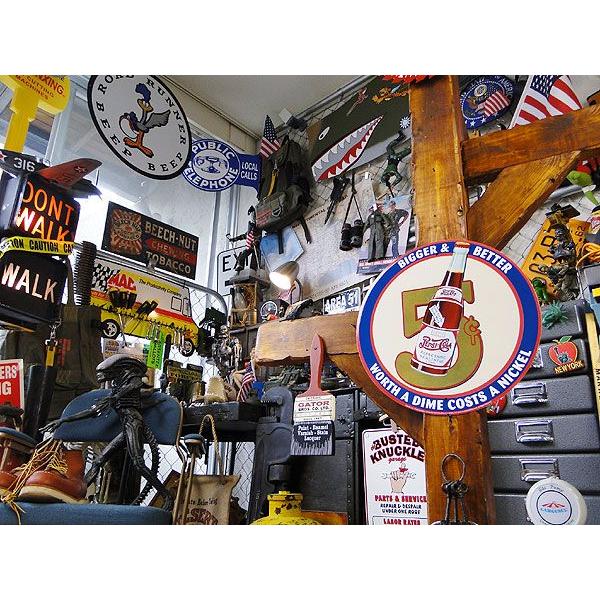 ペプシコーラ 5セント　ラウンド　ブリキ看板 アメリカ雑貨 アメリカン雑貨 サインプレート 壁掛け ブランド | アメリカン レトロ | 04