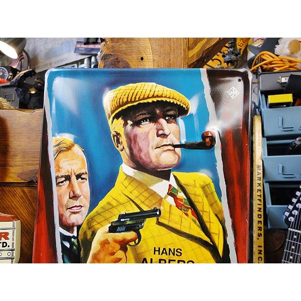 有名人＆ミュージシャン　3Dメタルサイン　（シャーロック・ホームズ）　アメリカ雑貨　アメリカン雑貨 |  | 01