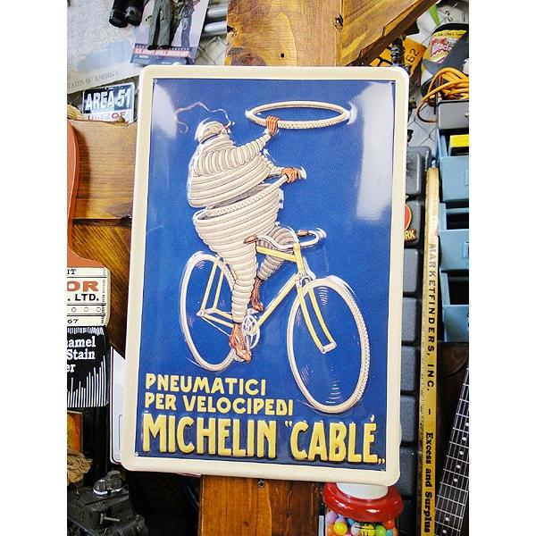 昔のアドバタイジング　3Dメタルサイン　（ミシュラン・ビバンダム）　アメリカ雑貨 アメリカン雑貨 | 