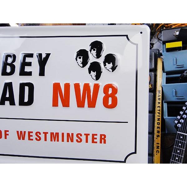 有名人＆ミュージシャン　3Dメタルサイン　（アビイロード）　アメリカ雑貨　アメリカン雑貨 |  | 02