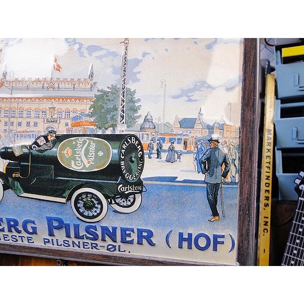 世界のお酒　3Dパブサイン　（カールスバーグ・クラシックカー）　アメリカ雑貨　アメリカン雑貨　サインプレート　ティンサインボード | アメリカン レトロ | 02