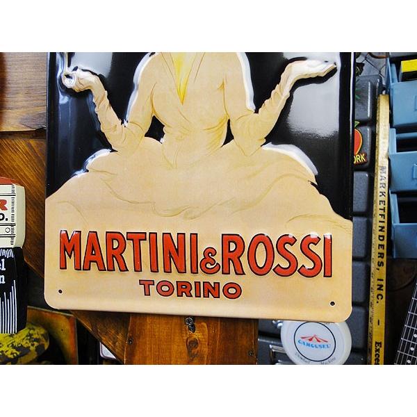 世界のお酒の3Dパブサイン（マティーニ＆ロッシ） アメリカ雑貨