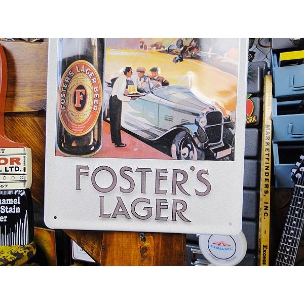 世界のお酒　3Dパブサイン　（フォスターラガー・クラシックカー）　アメリカ雑貨　アメリカン雑貨　サインプレート　ティンサインボード | アメリカン レトロ | 02