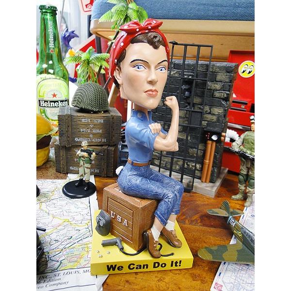 ロージー ザ リベッターのボビングヘッド アメリカ雑貨 アメリカン雑貨 首振り人形 おしゃれ 人気 アメキャラ