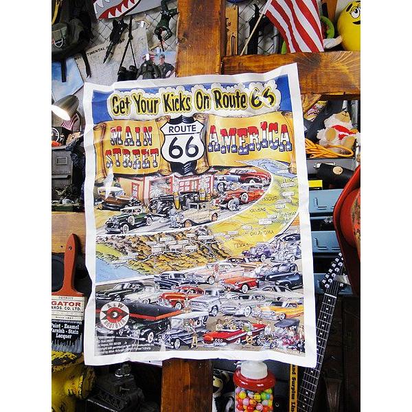 ルート66　ポスター アメリカ雑貨 アメリカン雑貨 インテリア 壁飾り おしゃれ 人気 | アメリカン レトロ