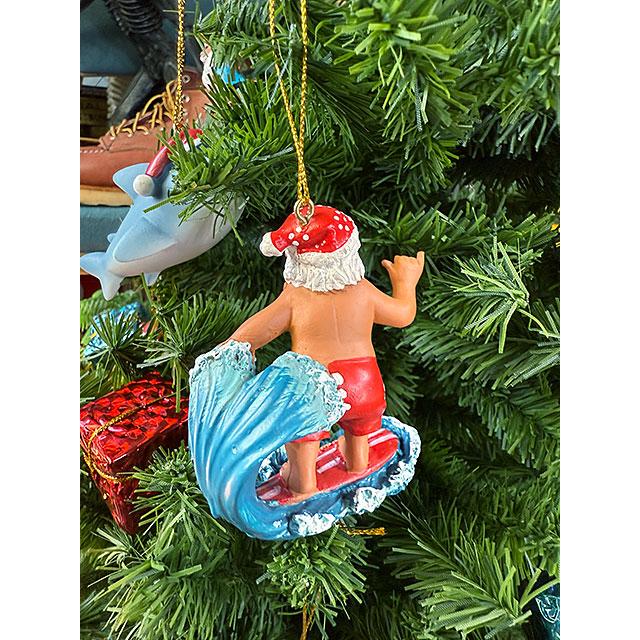 ハワイアン　クリスマスオーナメント　（ビッグウェーブサンタ）　アメリカ雑貨　アメリカン雑貨 |  | 04