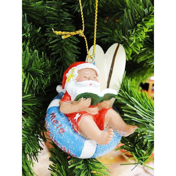 ハワイアン　クリスマスオーナメント　（ブックサンタ）　アメリカン雑貨　アメリカ雑貨 | 