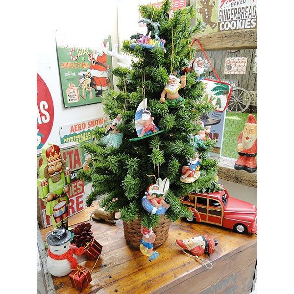 ハワイアン　クリスマスオーナメント　（ブックサンタ）　アメリカン雑貨　アメリカ雑貨 |  | 04