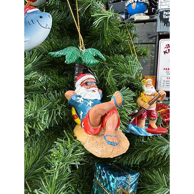 ハワイアン　クリスマスオーナメント　（アンダーザツリーサンタ）　アメリカン雑貨　アメリカ雑貨 |  | 03