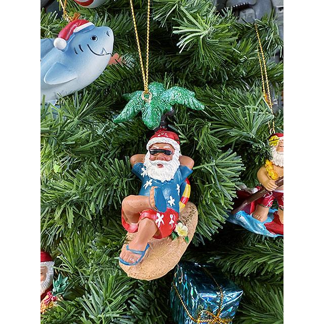 ハワイアン　クリスマスオーナメント　（アンダーザツリーサンタ）　アメリカン雑貨　アメリカ雑貨 |  | 04