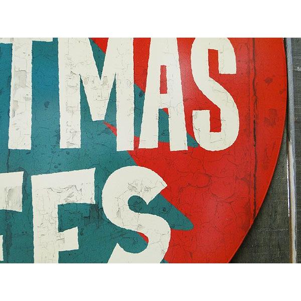 クリスマス　U.S.ヘヴィースチールサイン　（クリスマスツリー・ラウンド/XXLサイズ）　アメリカン雑貨　アメリカ雑貨 | アメリカン レトロ | 03