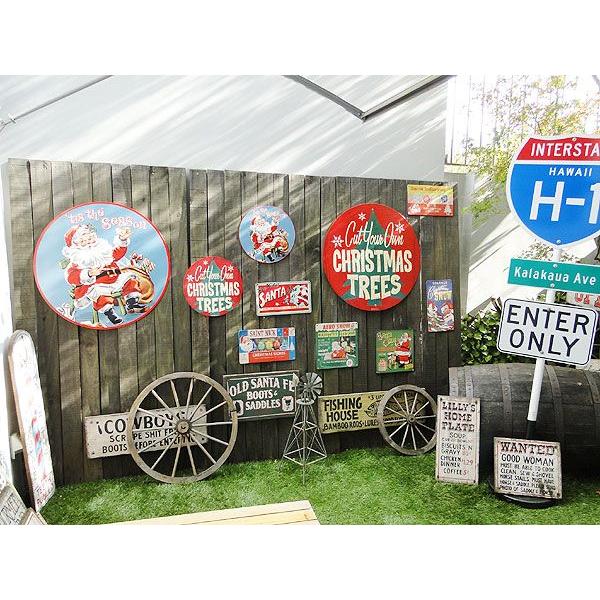 クリスマス　U.S.ヘヴィースチールサイン　（クリスマスツリー・ラウンド/XXLサイズ）　アメリカン雑貨　アメリカ雑貨 | アメリカン レトロ | 05