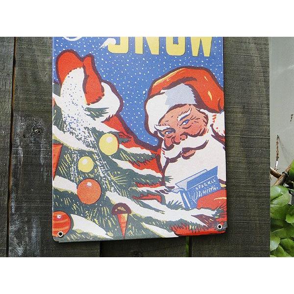 クリスマス　U.S.ヘヴィースチールサイン　（クリスマススノー）　アメリカン雑貨　アメリカ雑貨 | アメリカン レトロ | 02