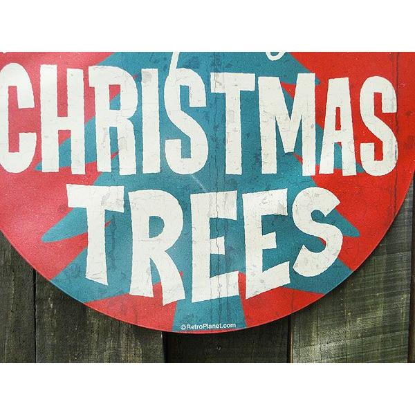 クリスマス　U.S.ヘヴィースチールサイン　（クリスマスツリー・ラウンド/Mサイズ）　アメリカン雑貨　アメリカ雑貨 | アメリカン レトロ | 02
