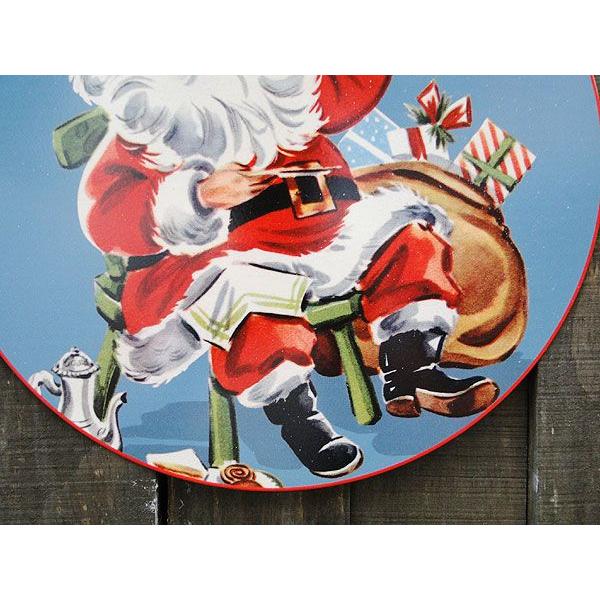 アメリカン レトロ クリスマス U.S.ヘヴィースチールサイン