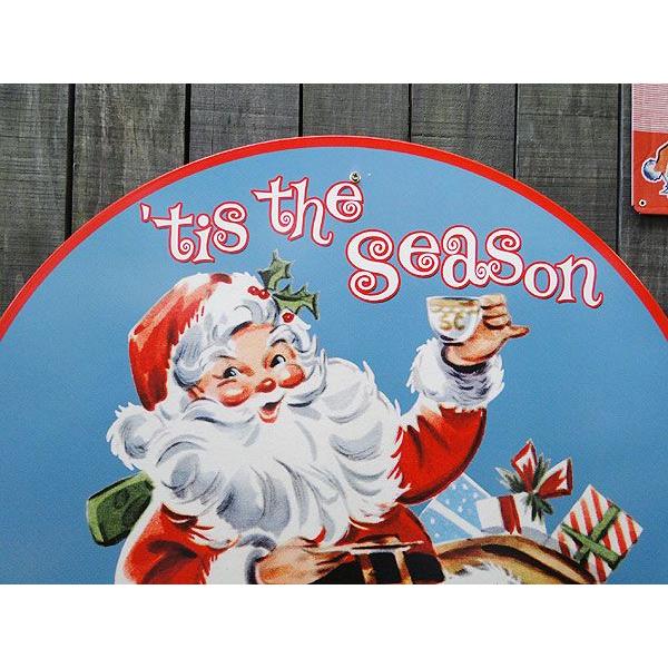 アメリカン レトロ クリスマス U.S.ヘヴィースチールサイン