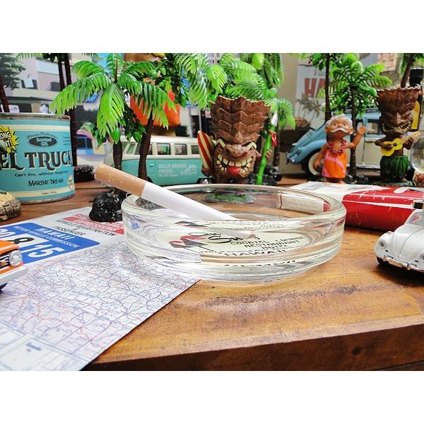 ハワイアン　ガラスアシュトレイ　（クィーンサーフ）　アメリカ雑貨　アメリカン雑貨 |  | 02
