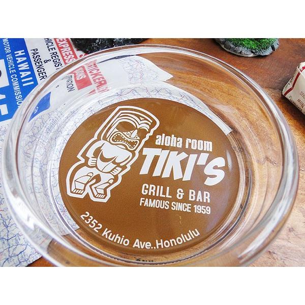 ハワイアン　ガラスアシュトレイ　（ティキ/アロハルーム）　アメリカン雑貨 アメリカ雑貨 |  | 01