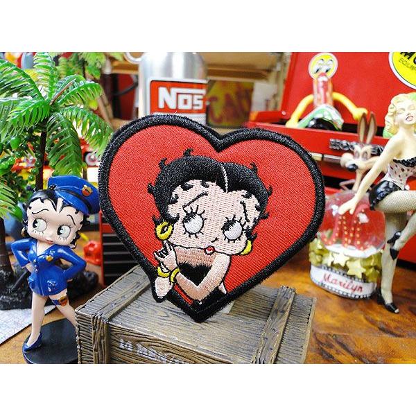 ベティ・ブープ　ワッペン　（ラブベティ）　アメリカン雑貨 アメリカ雑貨　キャラクター　アメキャラ　通販　英文字　ミニ | 