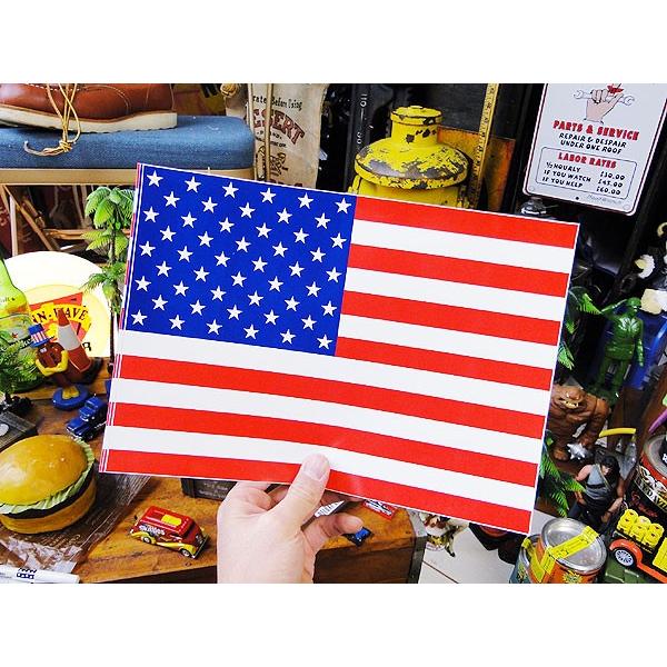 星条旗 ステッカー （Lサイズ） アメリカン雑貨 アメリカ雑貨