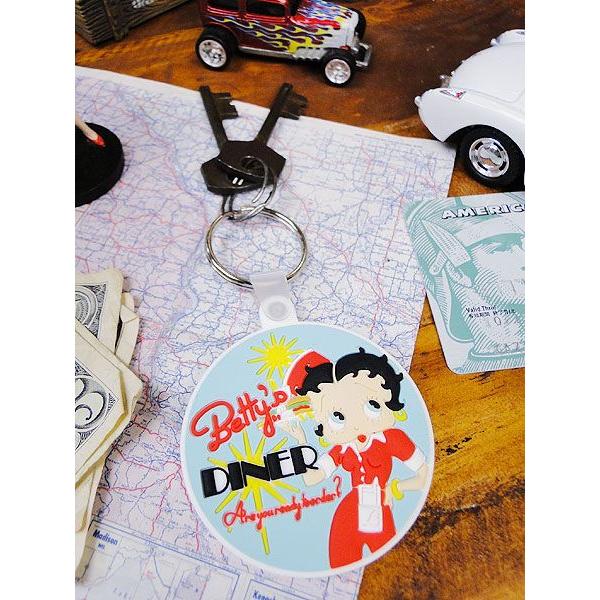 ベティ・ブープ　ラバーキーホルダー　（ダイナーベティ）　アメリカン雑貨 アメリカ雑貨 | 