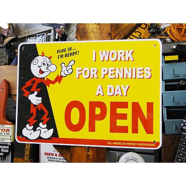 レディキロワット　プラスチックサインボード　（イエロー）　アメリカン雑貨 アメリカ雑貨 | 