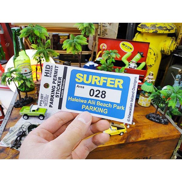 サーファーパーキングパーミット　ステッカー　（ハレイワビーチ）　アメリカ雑貨　アメリカン雑貨 爆買 |  | 01