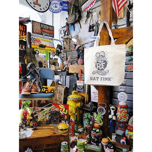 RAT FINK（ラットフィンク） トートバッグ （ホワイト） アメリカン 