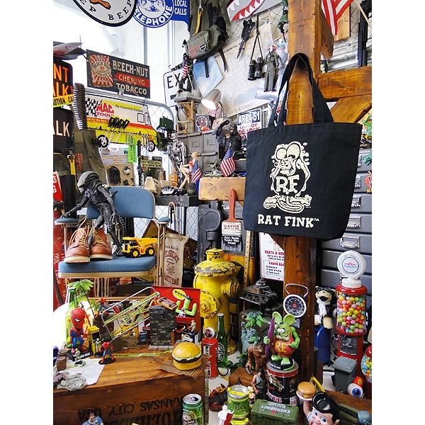 ラットフィンク　トートバッグ　（ブラック）　アメリカ雑貨　アメリカン雑貨　グッズ | RAT FINK | 05