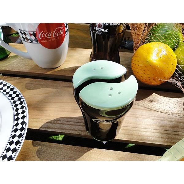 コカ・コーラブランド ベルグラス　ソルト＆ペッパー 2本セット アメリカ雑貨 アメリカン雑貨 | Coca Cola | 01