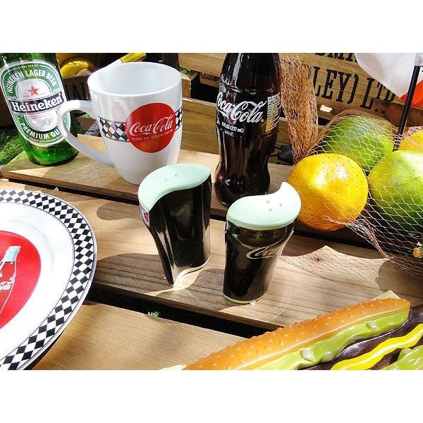 コカ・コーラブランド ベルグラス　ソルト＆ペッパー 2本セット アメリカ雑貨 アメリカン雑貨 | Coca Cola | 04