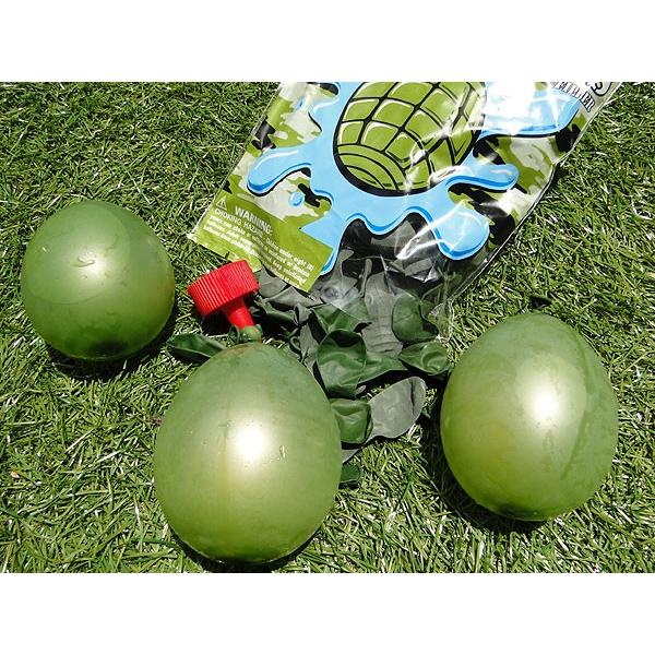 ミリタリー手榴弾　水風船 ウォーターボム 100発入 ■ アメリカ雑貨 アメリカン雑貨 ミリタリー ガレージグッズ おもしろ雑貨 |  | 03