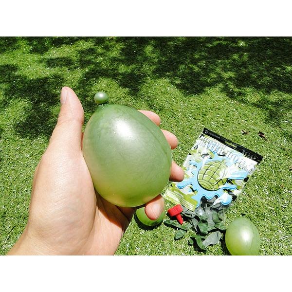 ミリタリー手榴弾　水風船 ウォーターボム 100発入 ■ アメリカ雑貨 アメリカン雑貨 ミリタリー ガレージグッズ おもしろ雑貨 |  | 04