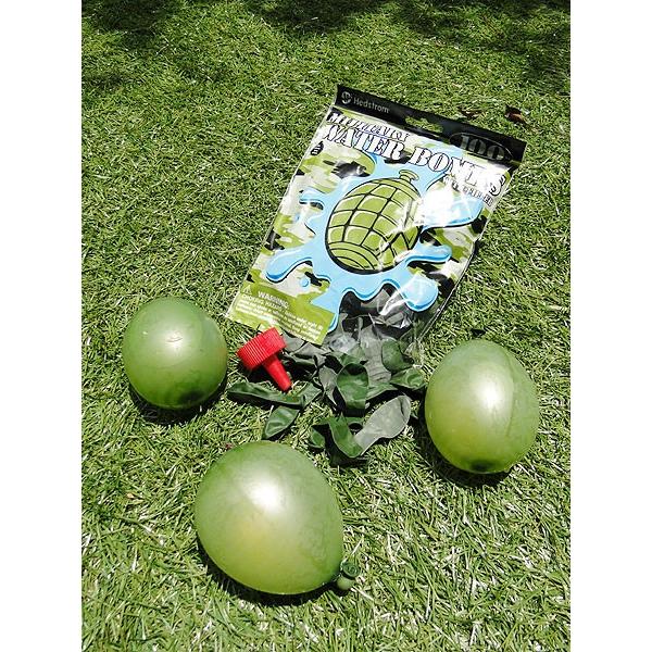 ミリタリー手榴弾　水風船 ウォーターボム 100発入 ■ アメリカ雑貨 アメリカン雑貨 ミリタリー ガレージグッズ おもしろ雑貨 |  | 05