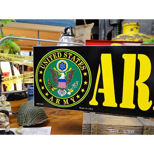 ミリタリーバンパーステッカー　（U.S.アーミー）　アメリカ雑貨　アメリカン雑貨　車　シール　ブランド |  | 01