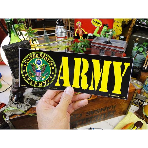 ミリタリーバンパーステッカー　（U.S.アーミー）　アメリカ雑貨　アメリカン雑貨　車　シール　ブランド |  | 03
