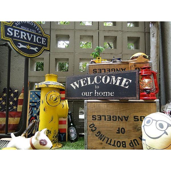 ウェルカム　アンティークボード（ブラック） アメリカ雑貨 アメリカン雑貨 壁掛け インテリア おしゃれな部屋 人気 |  | 04