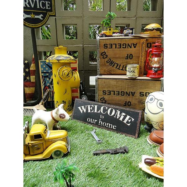 ウェルカム　アンティークボード（ブラック） アメリカ雑貨 アメリカン雑貨 壁掛け インテリア おしゃれな部屋 人気 |  | 05