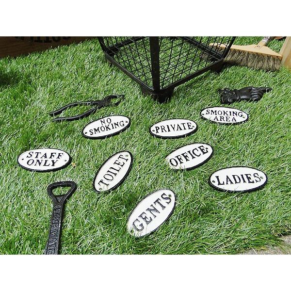 ダルトン　アイアンルームサイン　（オーバル/男性）　■　アメリカン雑貨　アメリカ雑貨　DULTON 爆買 |  | 03