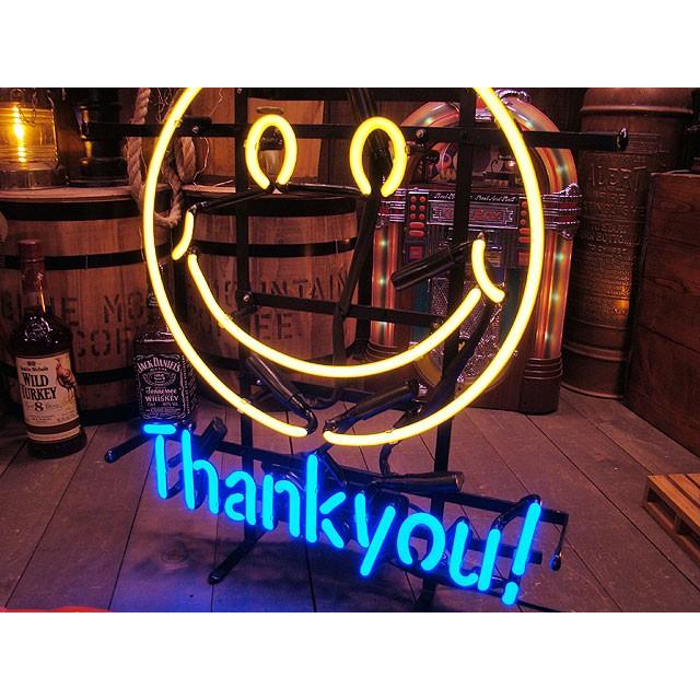 【即納】【在庫あり】 スマイル＆サンキュー　ネオン管 ■ 【6ヶ月保証付き】 ■ アメリカ雑貨 アメリカン雑貨 |  | 02