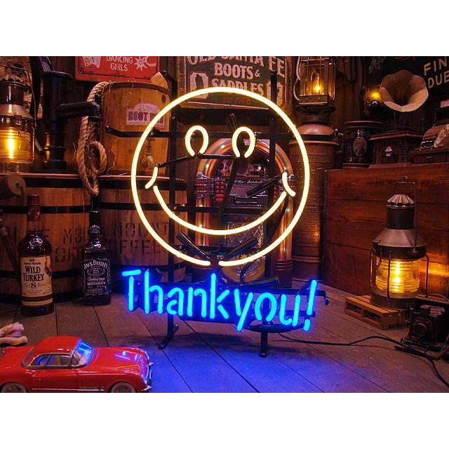 【即納】【在庫あり】 スマイル＆サンキュー　ネオン管 ■ 【6ヶ月保証付き】 ■ アメリカ雑貨 アメリカン雑貨 |  | 03