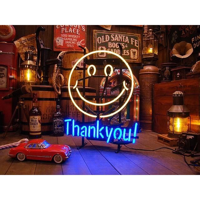 【即納】【在庫あり】 スマイル＆サンキュー　ネオン管 ■ 【6ヶ月保証付き】 ■ アメリカ雑貨 アメリカン雑貨 |  | 04