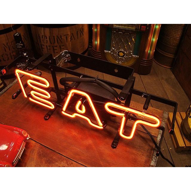 【即納】【在庫あり】 イート　ネオン管 ■ 【6ヶ月保証付き】 ■ アメリカ雑貨 アメリカン雑貨 ショップ 男前インテリア |  | 01