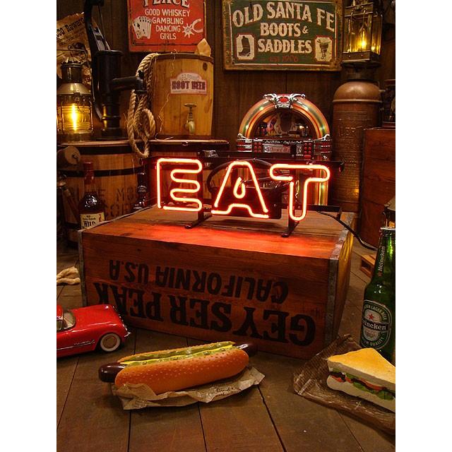 【即納】【在庫あり】 イート　ネオン管 ■ 【6ヶ月保証付き】 ■ アメリカ雑貨 アメリカン雑貨 ショップ 男前インテリア |  | 04