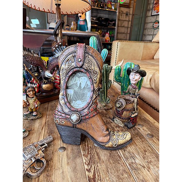 ウエスタンブーツ ピクチャーフレーム アメリカン雑貨 アメリカ