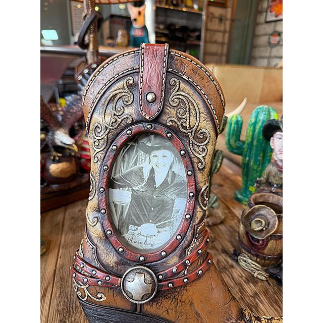 ウエスタンブーツ ピクチャーフレーム アメリカン雑貨 アメリカ